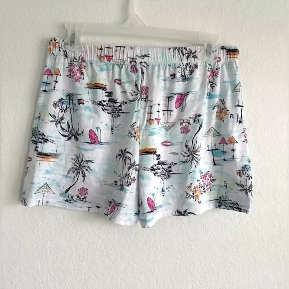 Cuddl Duds Short Sleeve Top & Boxer Shorts Pajama Set Size S - Picture 5 of 6